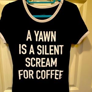 Made Right black coffee t